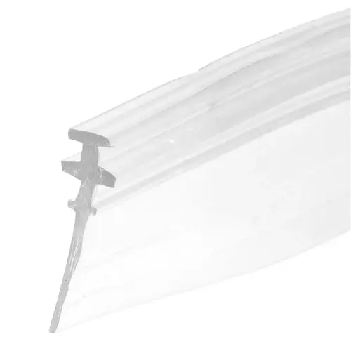 Shower Door Bottom Sweep, Vinyl, Clear, For: Swinging Shower Doors Shower Door Bottom Sweep, Vinyl, Clear, For: Swinging Shower Doors