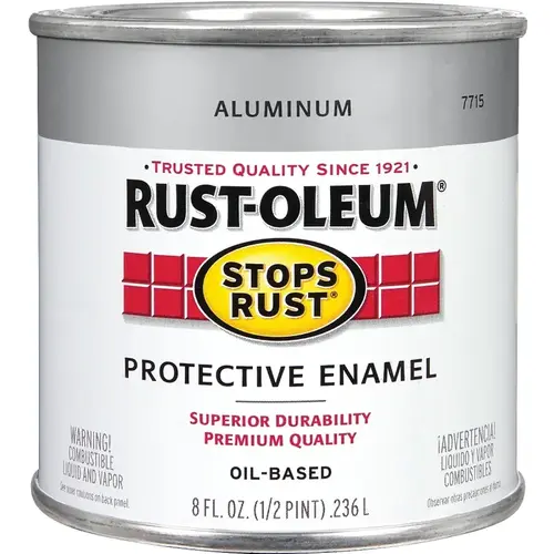 Enamel Protective Paint Stops Rust - Aluminum 8 fl oz