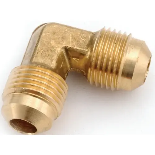 Tube Elbow, 3/8 in, 90 deg Angle, Brass, 1000 psi Pressure Tube Elbow, 3/8 in, 90 deg Angle, Brass, 1000 psi Pressure