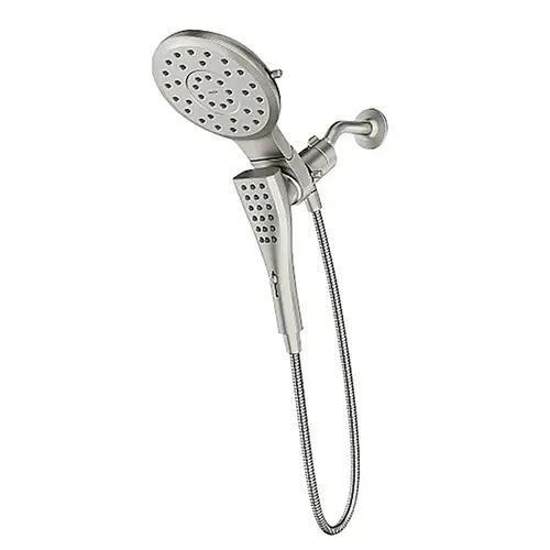 Verso 8-Function 7" Dual Shower Head with Handheld, Spot Resist Brushed Nickel Verso 8-Function 7" Dual Shower Head with Handheld, Spot Resist Brushed Nickel
