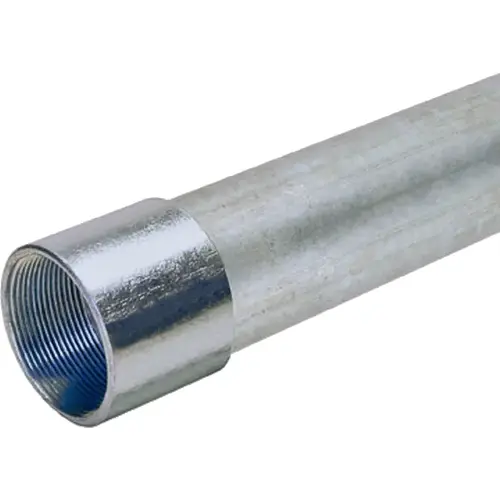 Rigid Conduit, 2 in, 10 ft L, Galvanized Steel Metallic Rigid Conduit, 2 in, 10 ft L, Galvanized Steel Metallic