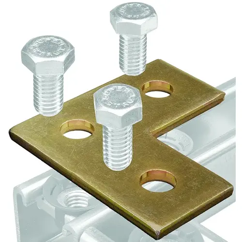 200 Right Angle Corner Bracket, Steel, Gold, Galvanized 200 Right Angle Corner Bracket, Steel, Gold, Galvanized