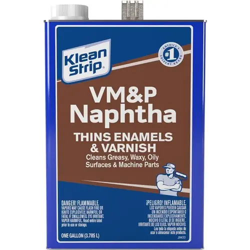 Naphtha Thinner, Liquid, Hydrocarbon Solvent, 1 Gal Container Size, Colorless Finish, Fast Drying, Indoor And Outdoor Use