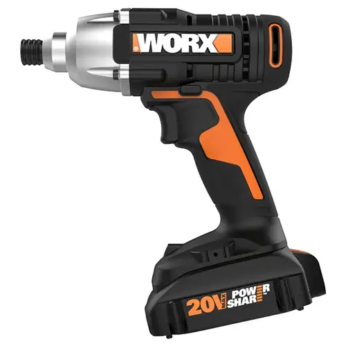 Impact Driver, Battery Included, 20 V, 1/4 in Drive, Hex Drive, 3300 bpm IPM, 2600 rpm Speed Impact Driver, Battery Included, 20 V, 1/4 in Drive, Hex Drive, 3300 bpm IPM, 2600 rpm Speed