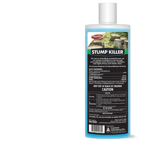 Ready-to-Use Stump Killer, Liquid, Blue, 1 qt Bottle
