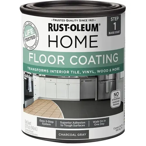 Home Premix Base Coating, Charcoal Gray, 1 qt