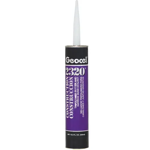2320 Series Gutter and Narrow Seam Sealant, Clear, Liquid, 10.3 oz Cartridge