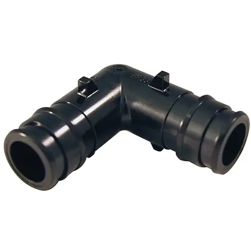 ExpansionPEX Series Pipe Elbow, 1/2 in, Barb, 90 deg Angle, Poly Alloy, 200 psi Pressure Black - pack of 10 ExpansionPEX Series Pipe Elbow, 1/2 in, Barb, 90 deg Angle, Poly Alloy, 200 psi Pressure Black - pack of 10