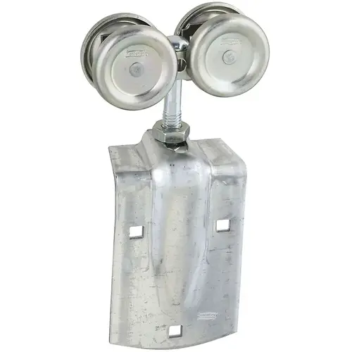 Sliding Barn Door Trolley Hanger Roller, Fits 1-1/2 to 2 In. Doors - pair Zinc