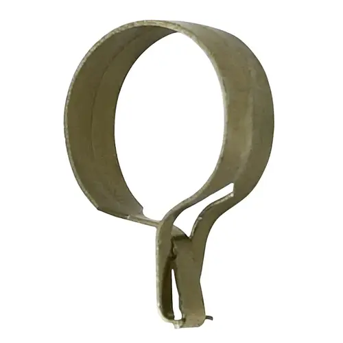 Cafe Clip Ring, Steel Material, 3/4" Diameter, 14 Pack, Brass Finish, For 5/8" Rods, Bathroom Hardware Accessory