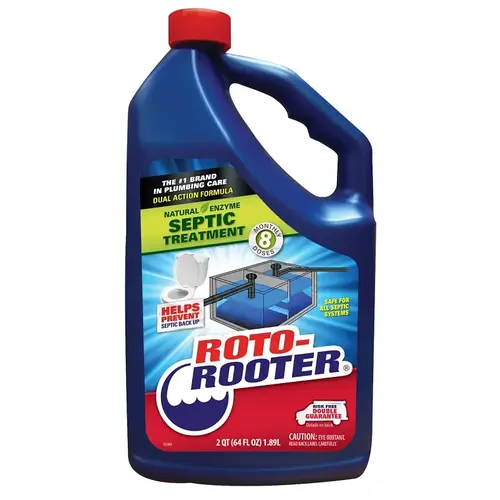 Septic Treatment, Liquid, Characteristic, 64 oz Septic Treatment, Liquid, Characteristic, 64 oz