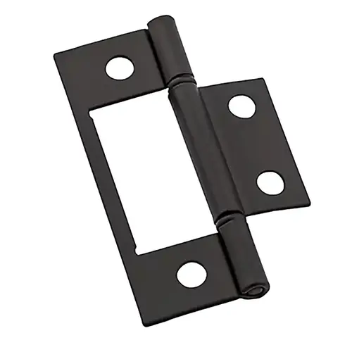Surface-Mounted Hinge 3" L Oil Rubbed Bronze Oil Rubbed Bronze Pair Surface-Mounted Hinge 3" L Oil Rubbed Bronze Oil Rubbed Bronze Pair
