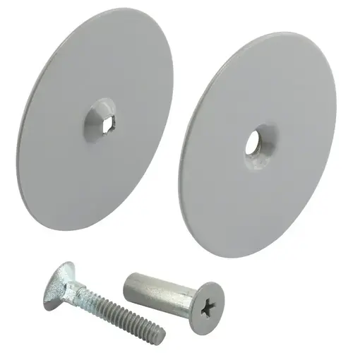 Hole Cover Plate, Steel, Painted, For: 1-3/4 in Thick Doors Gray Hole Cover Plate, Steel, Painted, For: 1-3/4 in Thick Doors Gray