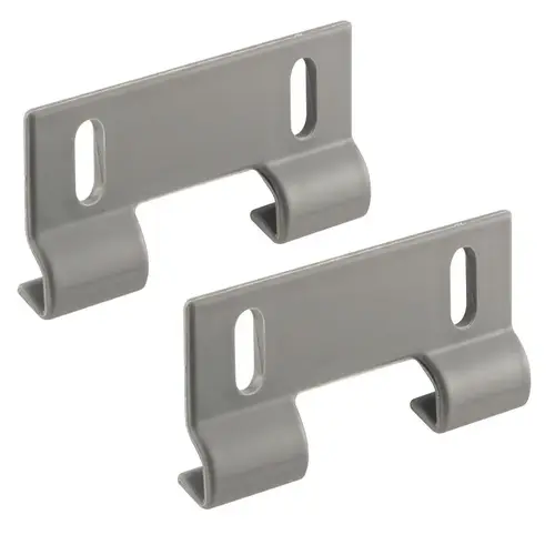 Shower Door Bottom Hook Guide, Plastic, 2-In. Hole Center Spacing Pair Shower Door Bottom Hook Guide, Plastic, 2-In. Hole Center Spacing Pair