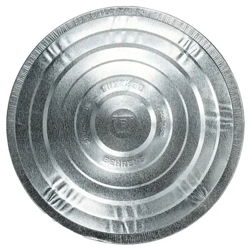 Galvanized Steel Replacement Trash Can Lid, 19-1/2", 20 Gallon Silver
