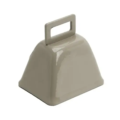 Cow Bell, 8LD Bell, Metal, Tan Cow Bell, 8LD Bell, Metal, Tan