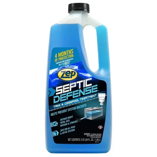 Septic Defense Tank and Cesspool Treatment, 64 oz, Bottle - pack of 8 Septic Defense Tank and Cesspool Treatment, 64 oz, Bottle - pack of 8