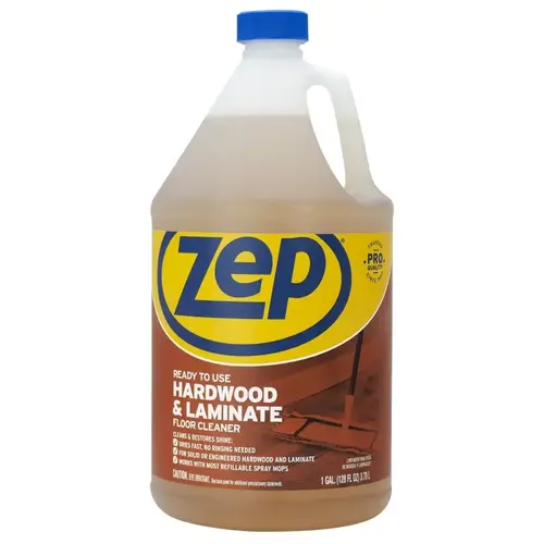 Floor Cleaner, 1 gal Bottle, Liquid, Pleasant Lemon, Clear Floor Cleaner, 1 gal Bottle, Liquid, Pleasant Lemon, Clear