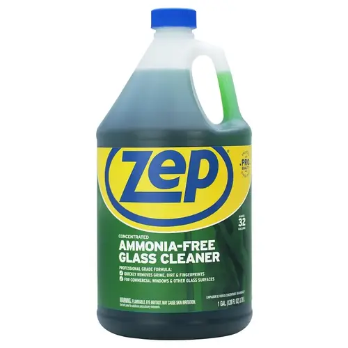 Commercial 1 Gal. Ammonia-Free Glass Cleaner Concentrate Dark Green Commercial 1 Gal. Ammonia-Free Glass Cleaner Concentrate Dark Green