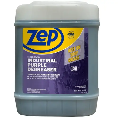ZU08565G Cleaner and Degreaser, 5 gal Pail, Liquid, Characteristic, Mild Purple ZU08565G Cleaner and Degreaser, 5 gal Pail, Liquid, Characteristic, Mild Purple