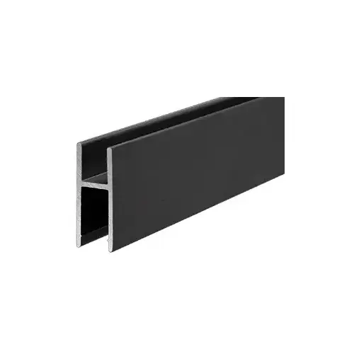 Flat Black Aluminum MC610 H-Bar 12" Stock Length Flat Black Aluminum MC610 H-Bar 12" Stock Length