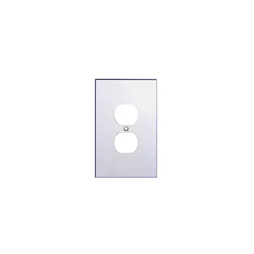 CRL Clear Single Duplex Plug Acrylic Mirror Plate