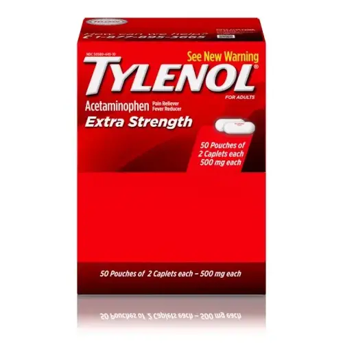 ESK Plus 3044910 ESK Plus Extra Strength Acetaminophen Caplets, 100 ...
