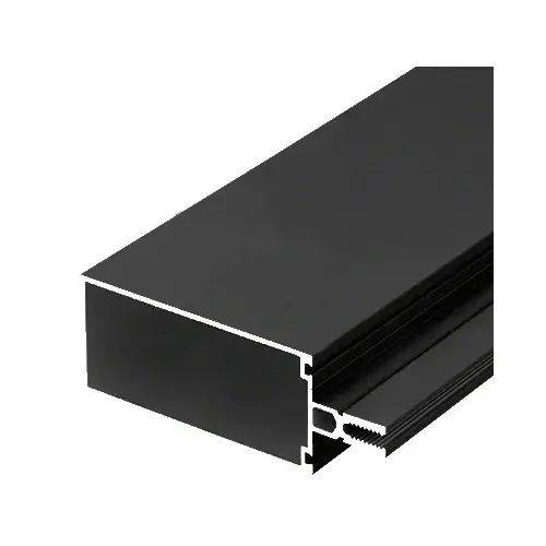 Black Anodized 5" Vertical/Horizontal Mullion for Shear Block Assembly - 24'-2" Stock Length Black Anodized 5" Vertical/Horizontal Mullion for Shear Block Assembly - 24'-2" Stock Length