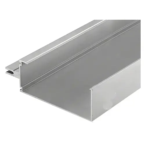 Clear Anodized Class 1 8" Open Back Horizontal Mullion - 24'-2" Stock Length Clear Anodized Class 1 8" Open Back Horizontal Mullion - 24'-2" Stock Length