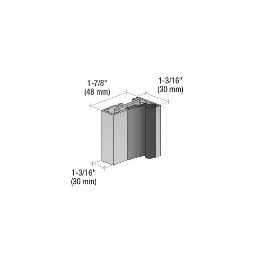 Matte Black Fallbrook 3m Profile Wall-to-Glass Door Frame Matte Black Fallbrook 3m Profile Wall-to-Glass Door Frame