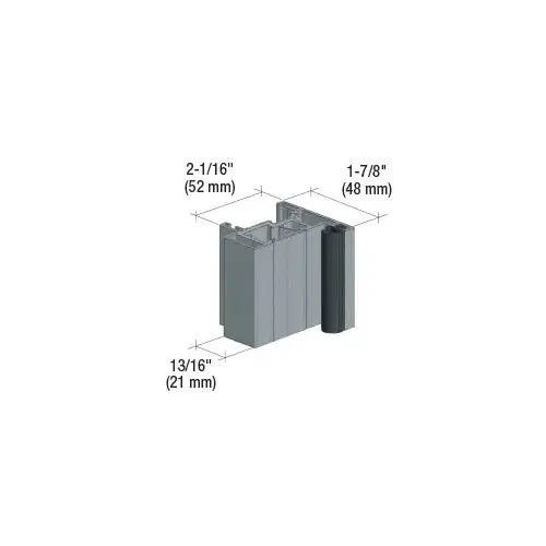 Fallbrook 3m Matte Black XL Series Wall-to-Glass Door Frame Set Fallbrook 3m Matte Black XL Series Wall-to-Glass Door Frame Set