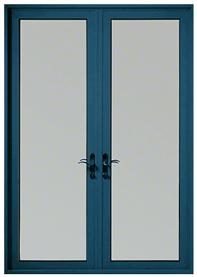 CRL-U.S. Aluminum PL92271P0 Custom KYNAR Paint Series 925 Patio Door Pivot Hinge Pair Swing Out