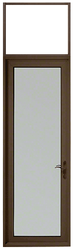 CRL-U.S. Aluminum PNL91522R0 Class I Bronze Black Anodized Series 925 Single Transom Patio Door Hinge Left Swing Out