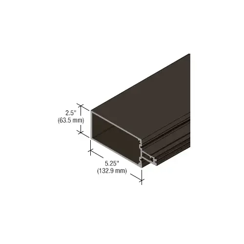 Vertical/Horizontal Mullion for StormWall XL, Dark Bronze/Black Anodized Class 1 Vertical/Horizontal Mullion for StormWall XL, Dark Bronze/Black Anodized Class 1
