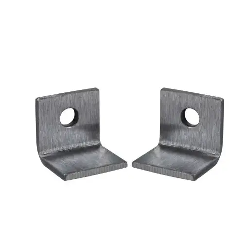 Door Stop with Cushion for 142 Track Brushed Nickel Finish Door Stop with Cushion for 142 Track Brushed Nickel Finish