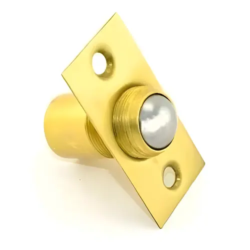 347 Dual Adjustable Ball Catch - Square Corners, Satin Brass 347 Dual Adjustable Ball Catch - Square Corners, Satin Brass