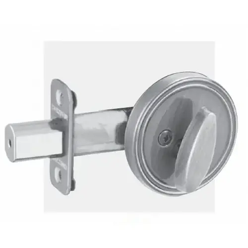 One Sided Deadbolt Antique Brass Finish with Adjustable Latch and Radius Strike