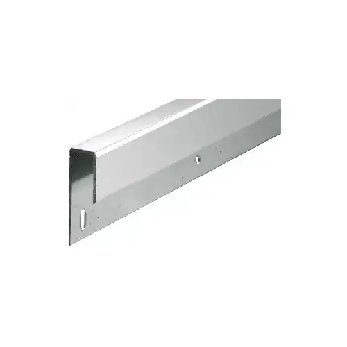 Brite Anodized 1/4" Deep Nose Aluminum J-Channel 144" Stock Length