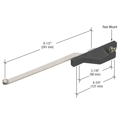 Black Right Hand Single Arm Roto Operator Black Right Hand Single Arm Roto Operator