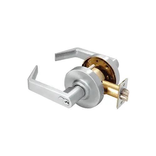 Heavy-Duty Brushed Chrome Grade 1 Lever Locksets Storeroom - 7-Pin SFIC Heavy-Duty Brushed Chrome Grade 1 Lever Locksets Storeroom - 7-Pin SFIC