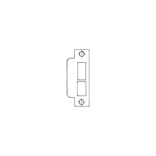 Right Hand 1-5/8" Extended Lip ASA Strike For 2-3/4" Backset Deadbolt Only Venetian Bronze Finish Right Hand 1-5/8" Extended Lip ASA Strike For 2-3/4" Backset Deadbolt Only Venetian Bronze Finish