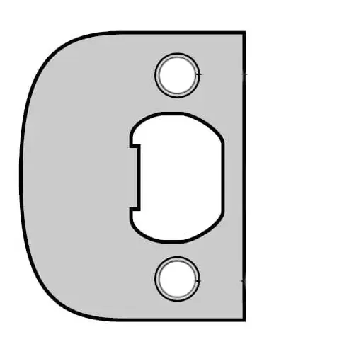 Plainlatch and Deadlatch Strike, Dark Bronze Painted Plainlatch and Deadlatch Strike, Dark Bronze Painted