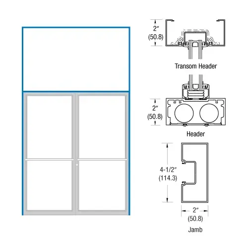 Custom Size 451 Series Dark Bronze/Black Anodized Class 1 Blank Transom Frame (2FT) Custom Size 451 Series Dark Bronze/Black Anodized Class 1 Blank Transom Frame (2FT)