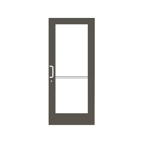 Class I Bronze Black Anodized IG600 Series Custom Single StormFront Gear Hinged Entrance for Surface Closer Class I Bronze Black Anodized IG600 Series Custom Single StormFront Gear Hinged Entrance for Surface Closer