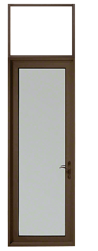 CRL-U.S. Aluminum TND91522R0 Class I Bronze Black Anodized Series 900 Terrace Door Transom Hinge Right Swing Out