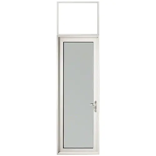 White KYNAR Paint Series 900 Terrace Door Transom Hinge Right Swing Out