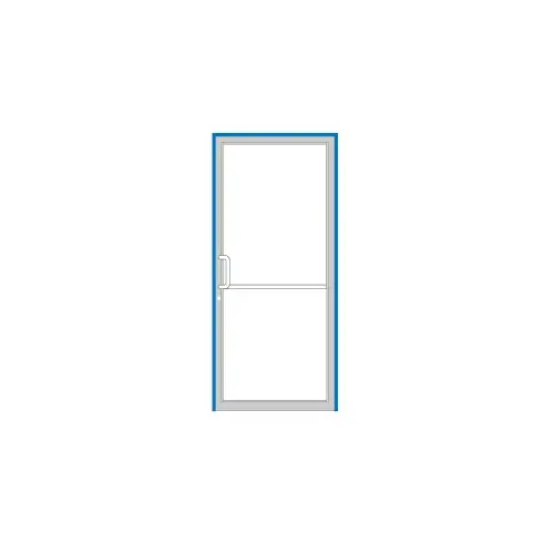 Class I Bronze Anodized Up and Over Door Frame for Single Door with Butts Prepped for OHCC