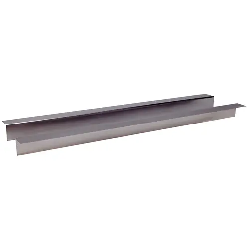 Brushed Stainless Steel 24" Shelf Brackets Pair Brushed Stainless Steel 24" Shelf Brackets Pair
