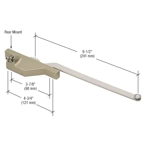 Champagne Left Hand Single Arm Roto Operator