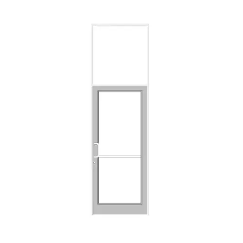 White KYNAR Paint 39-1/2" x 126" Series DF800 Tubular Offset Hung Transom Frame Blank (1FT) White KYNAR Paint 39-1/2" x 126" Series DF800 Tubular Offset Hung Transom Frame Blank (1FT)